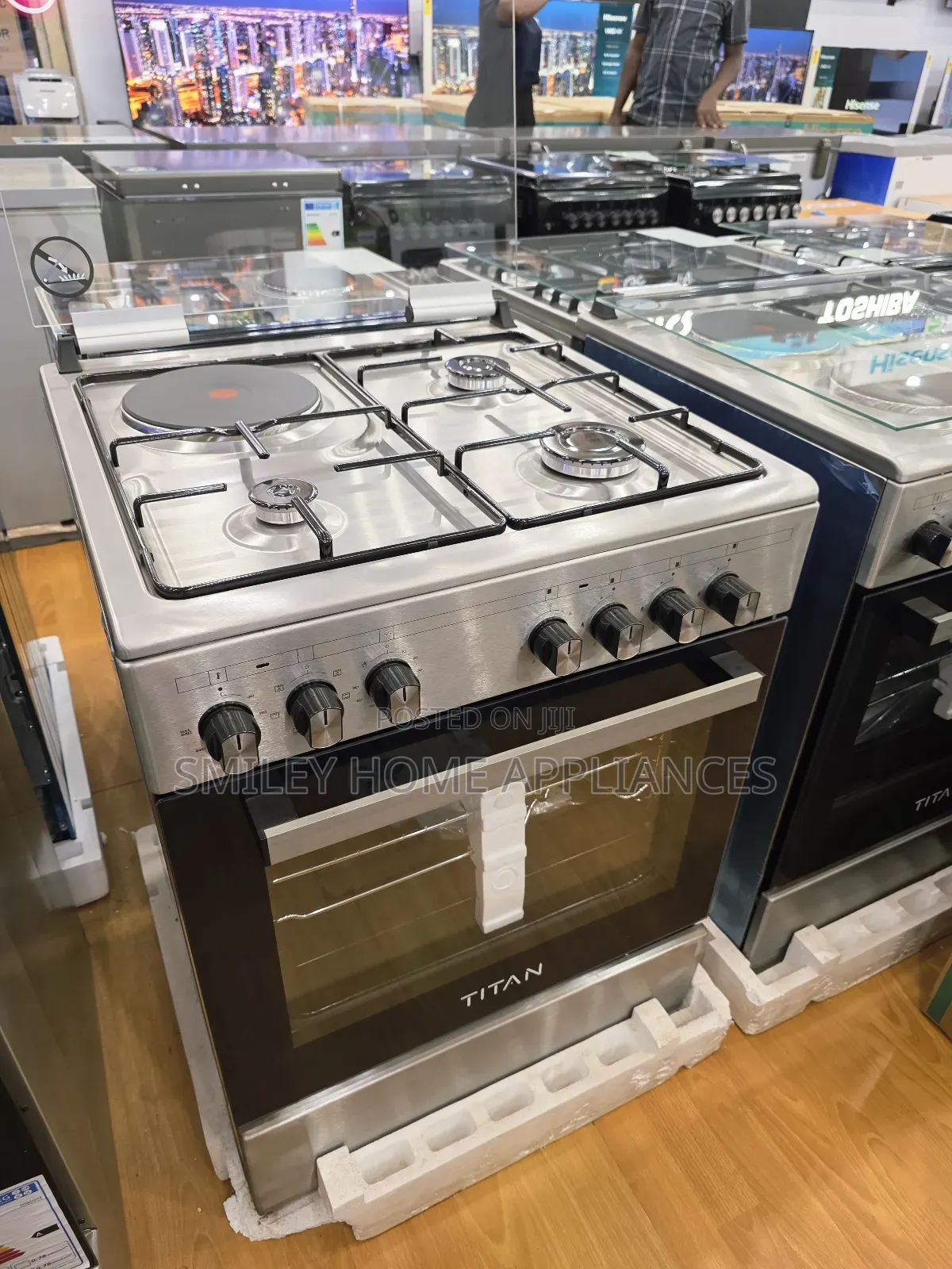 20% Discount Sales on Titan 60cm by 60cm Gas Cooker (3+1)
