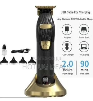Cordless Professional Hair Shaver & Clipper With - Multi