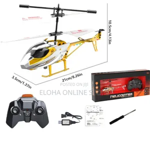 High-Speed 2-Channel Remote Control Helicopter for Kids