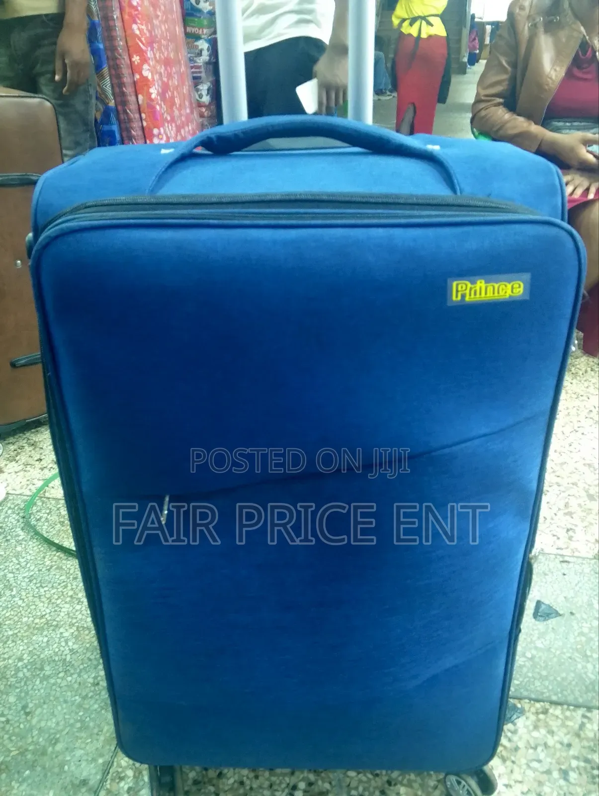 Original Classy Cloth Suitcases by Prince. Large( Blue)