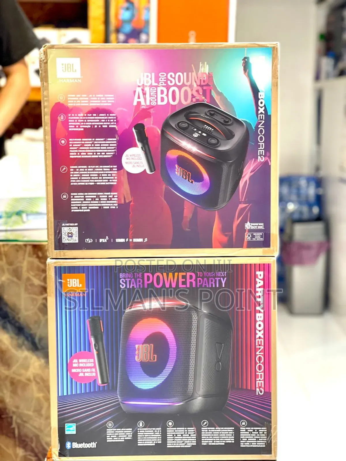 JBL Partybox Encore 2 With Microphones for Hire