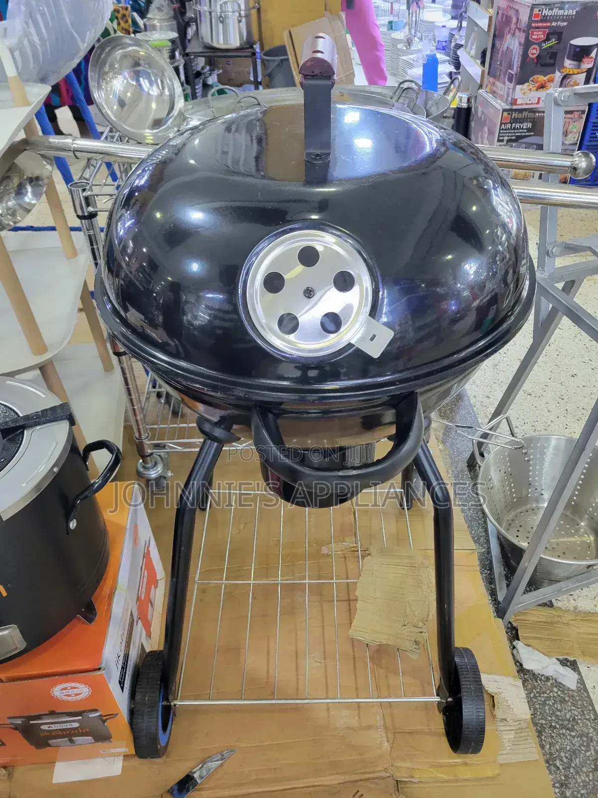 Multifunctional Movable Barbecue Grill Heavy for Charcoal