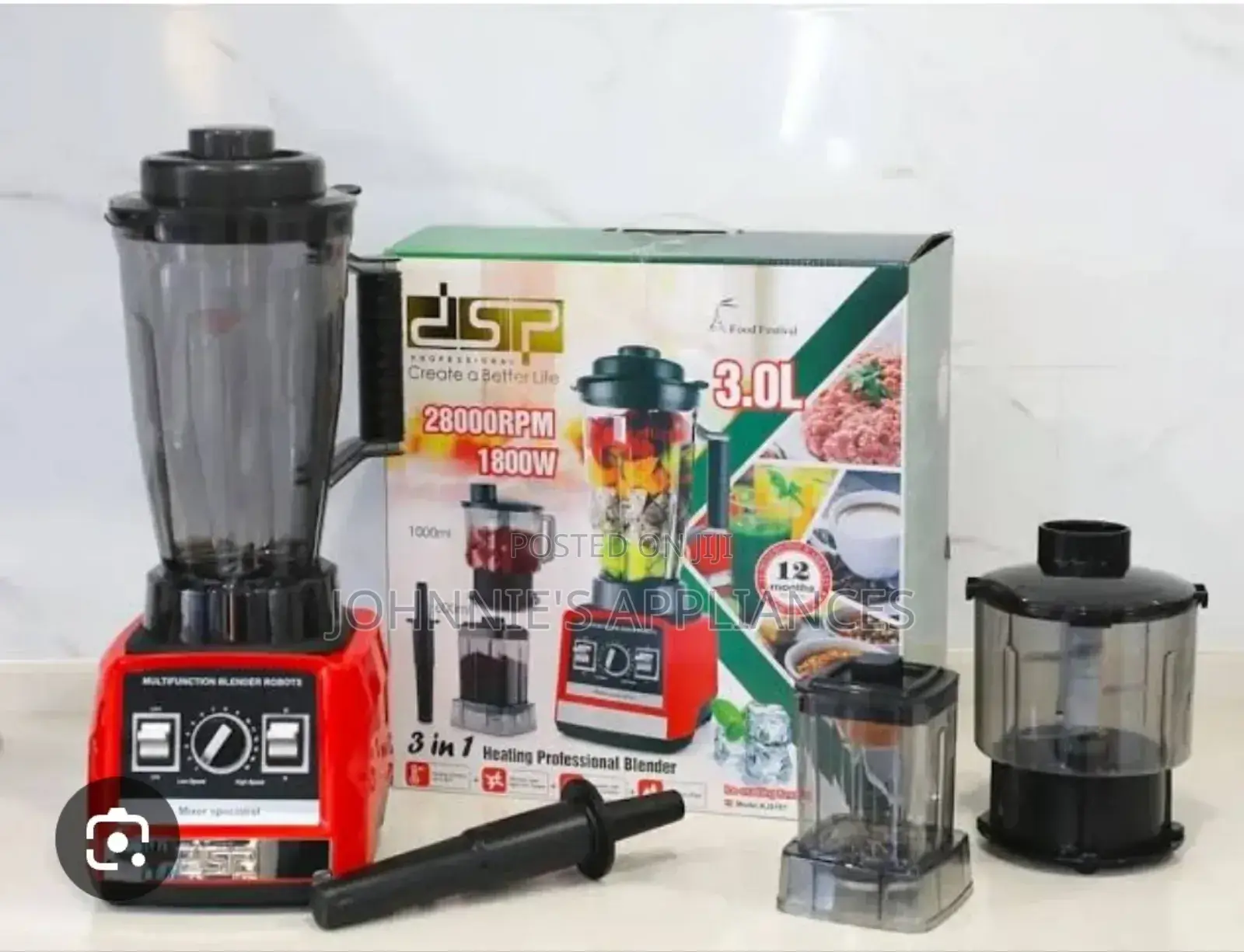 DSP Commercial Use Electric Blender 3in1 3l