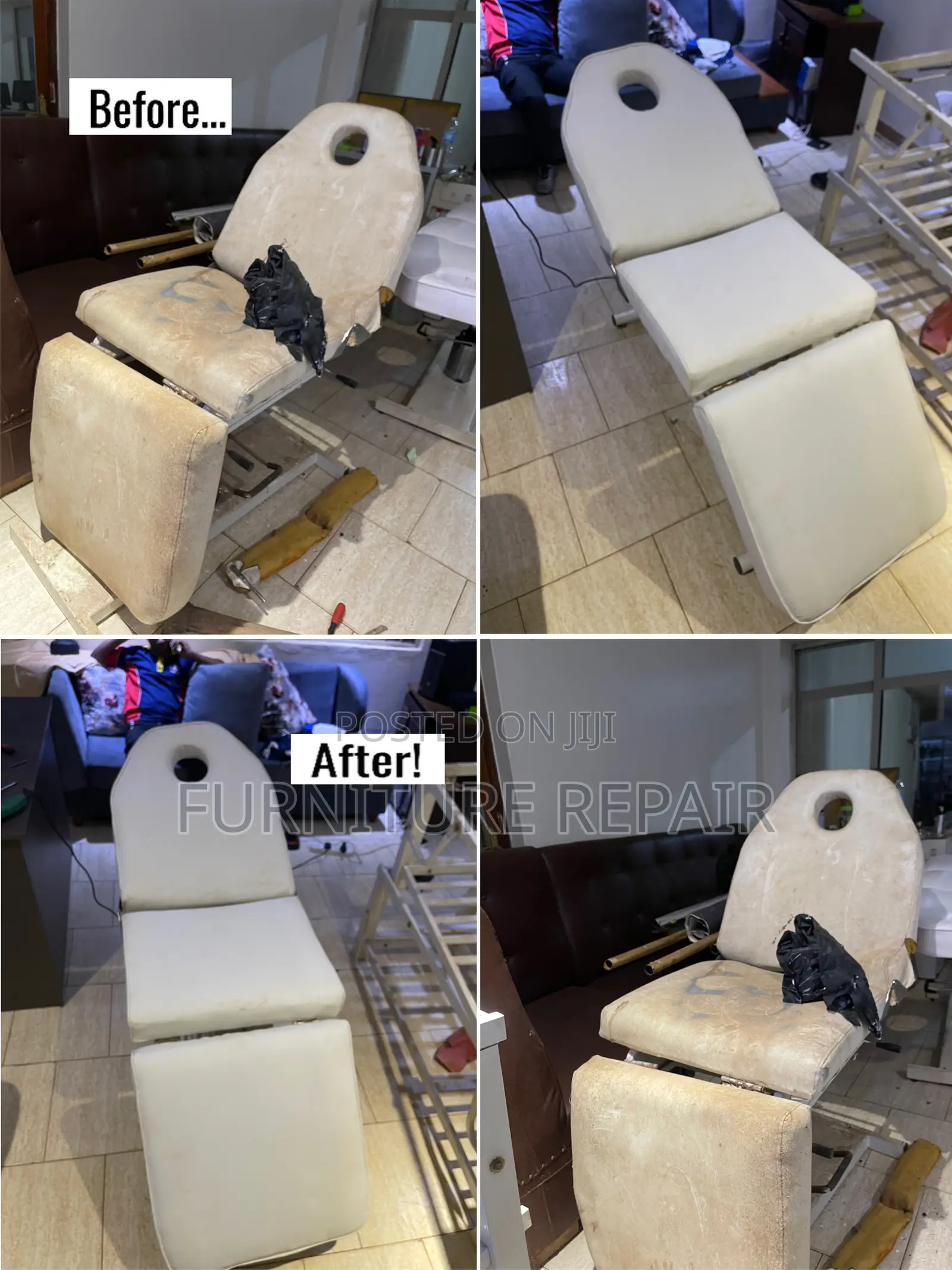 Replacement/Repairing of Salon Massage Seats