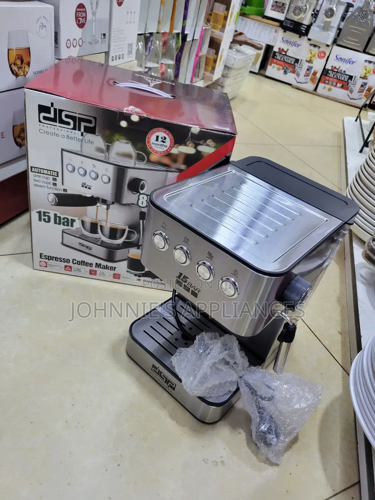 Dsp Automatic Expresso Coffee Maker Machine 15bars