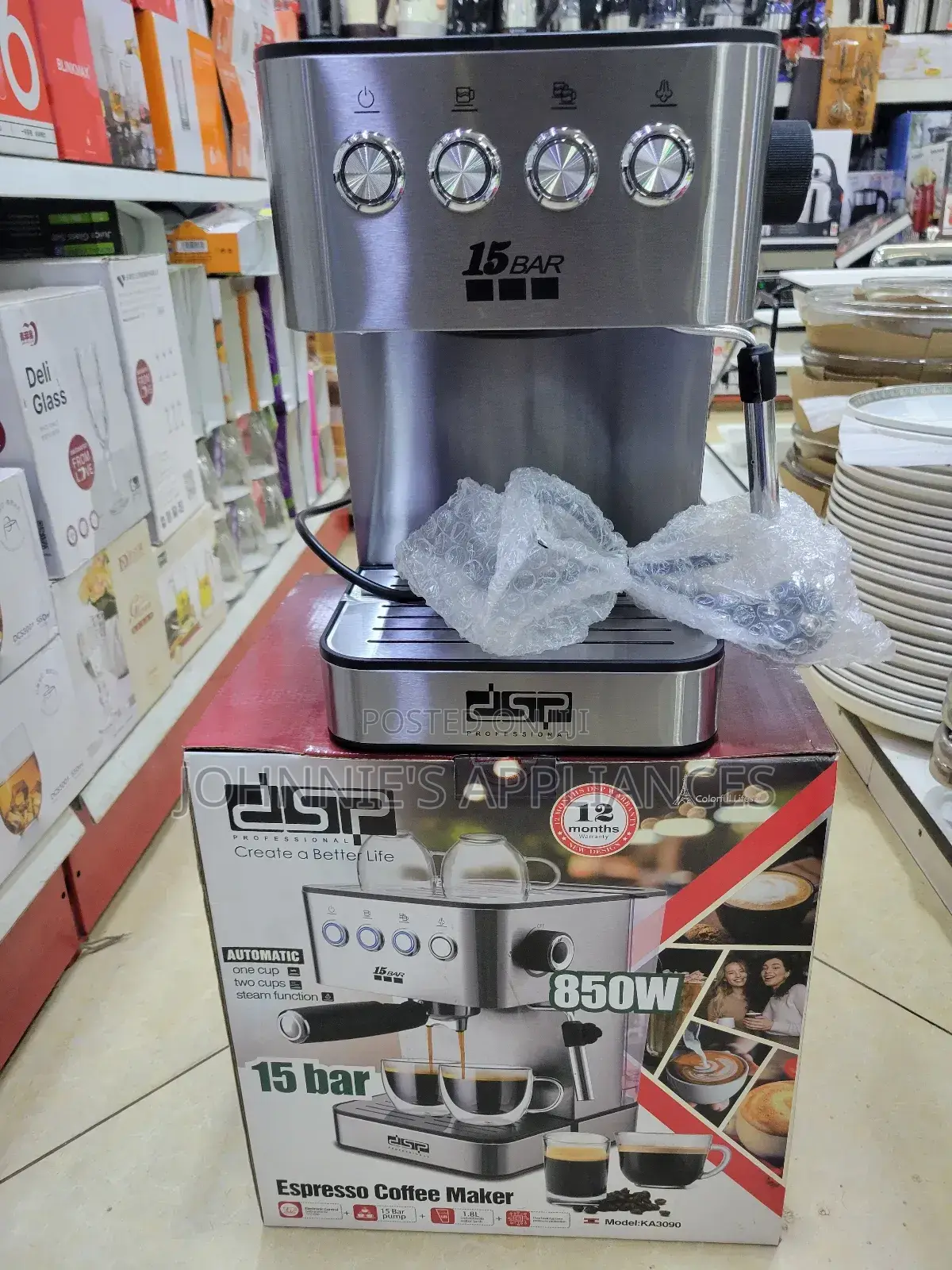 Dsp Automatic Expresso Coffee Maker Machine 15bars