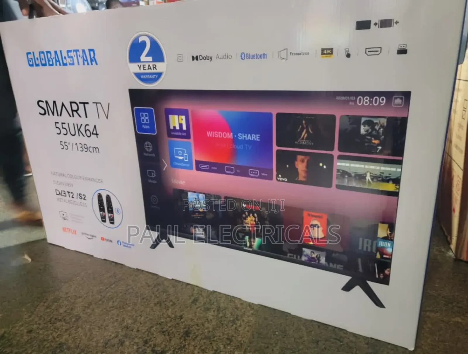 Globalstar Smart Tv 55 Inches 