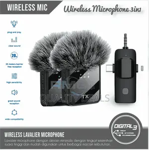3in1 Lavalier Wireless Microphone F11-2
