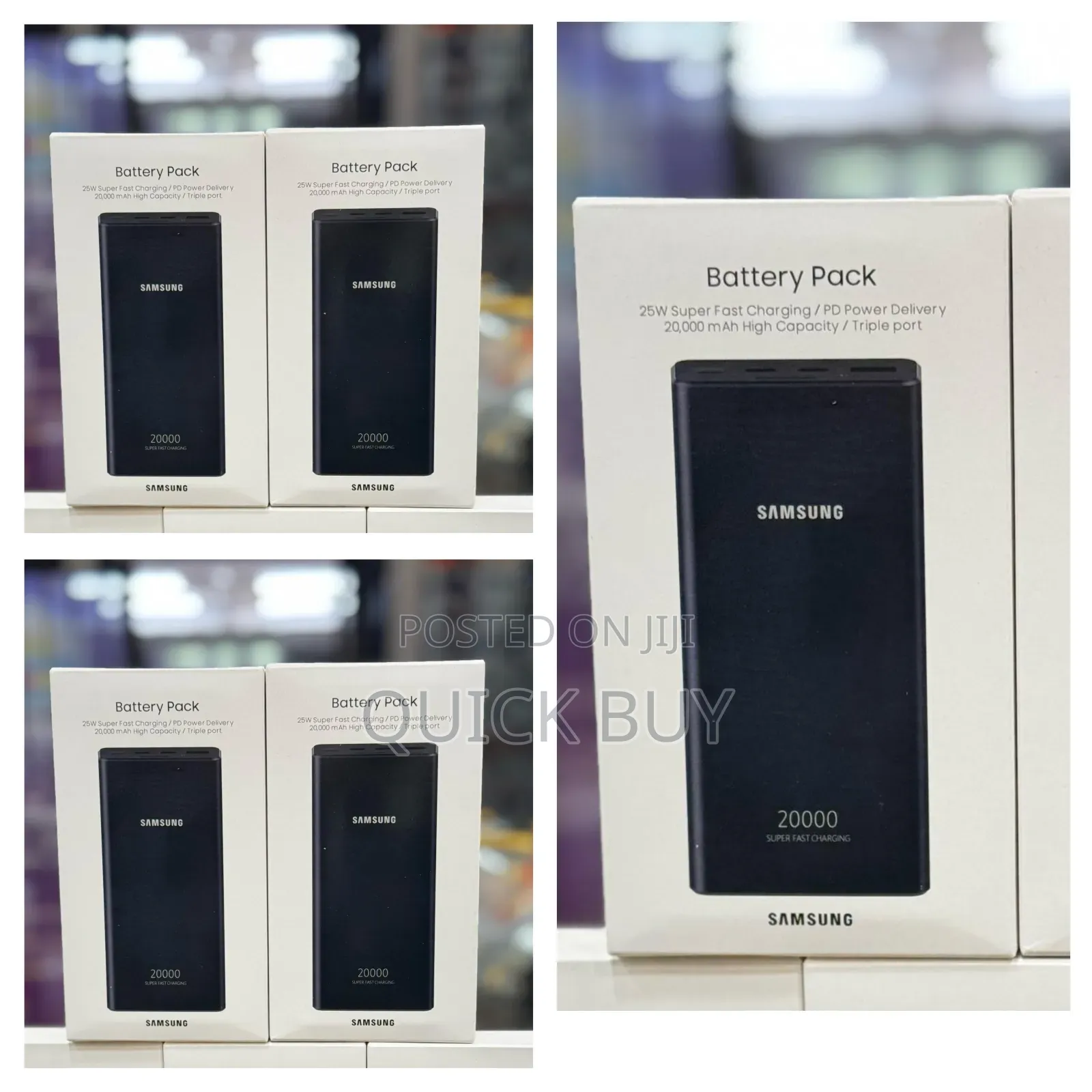 Samsung Battery Pack 25w Super Fast Charging 20,000 Mah