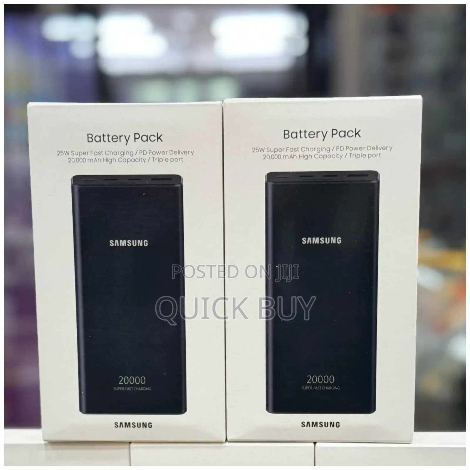 Samsung Battery Pack 25w Super Fast Charging 20,000 Mah