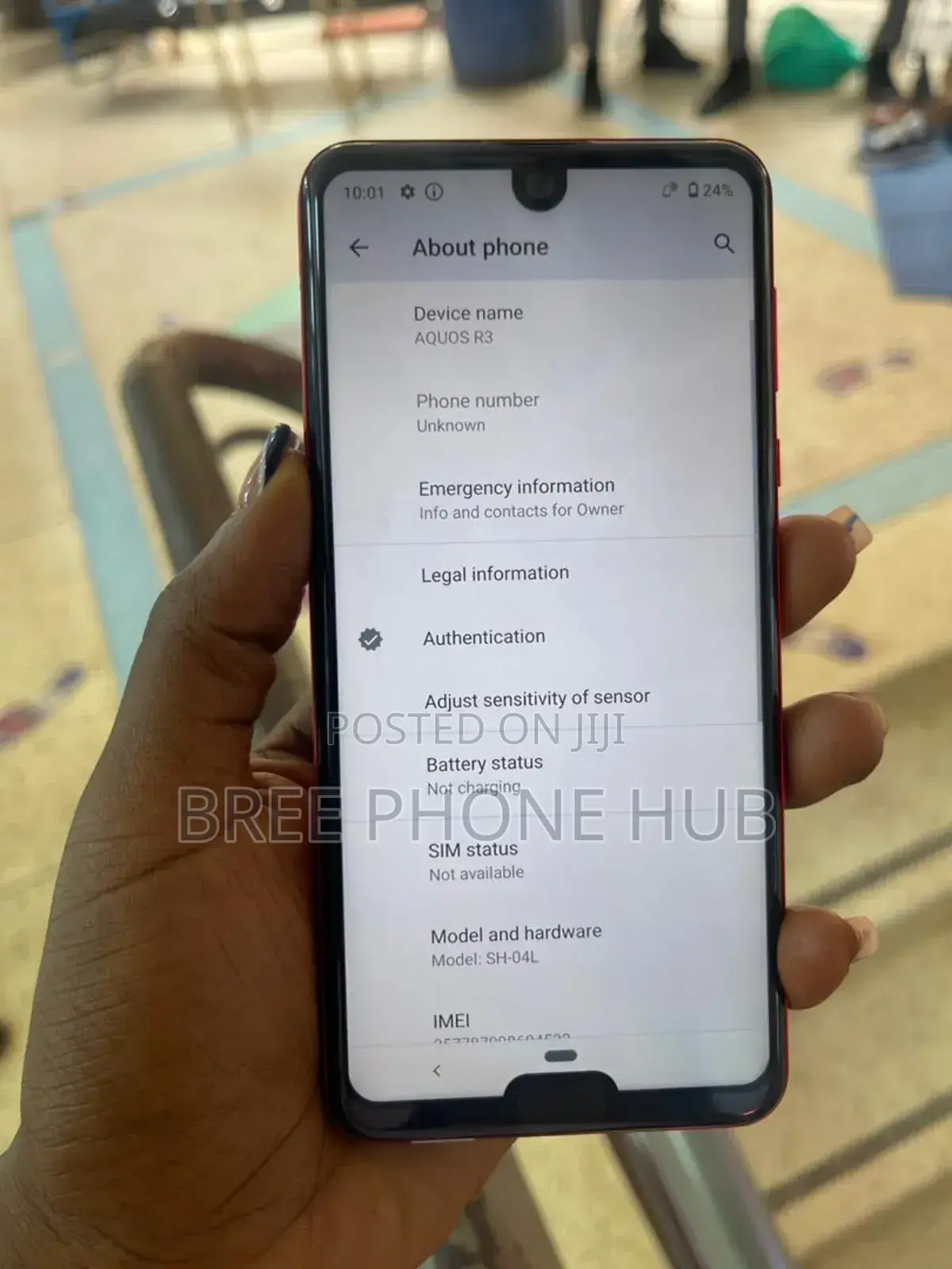 Sharp Aquos R3 128 GB Red
