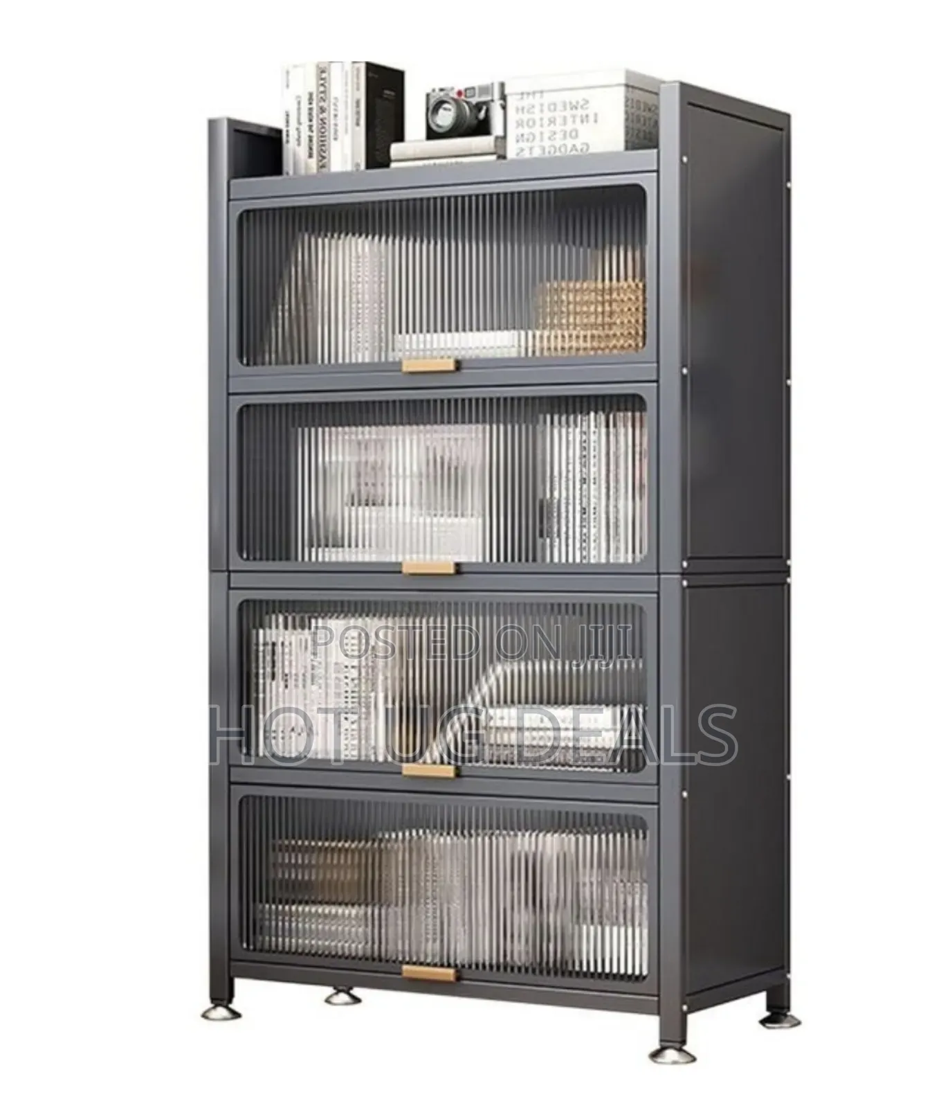120cm 5 Tier Kitchen Cupboard Storage Cabinet With Flip Door