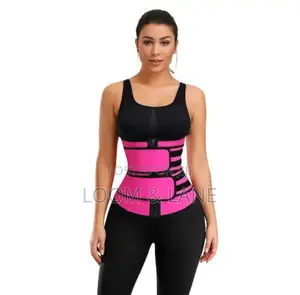 New Sweat Belt Body Building Sports Belt Women's Zipper