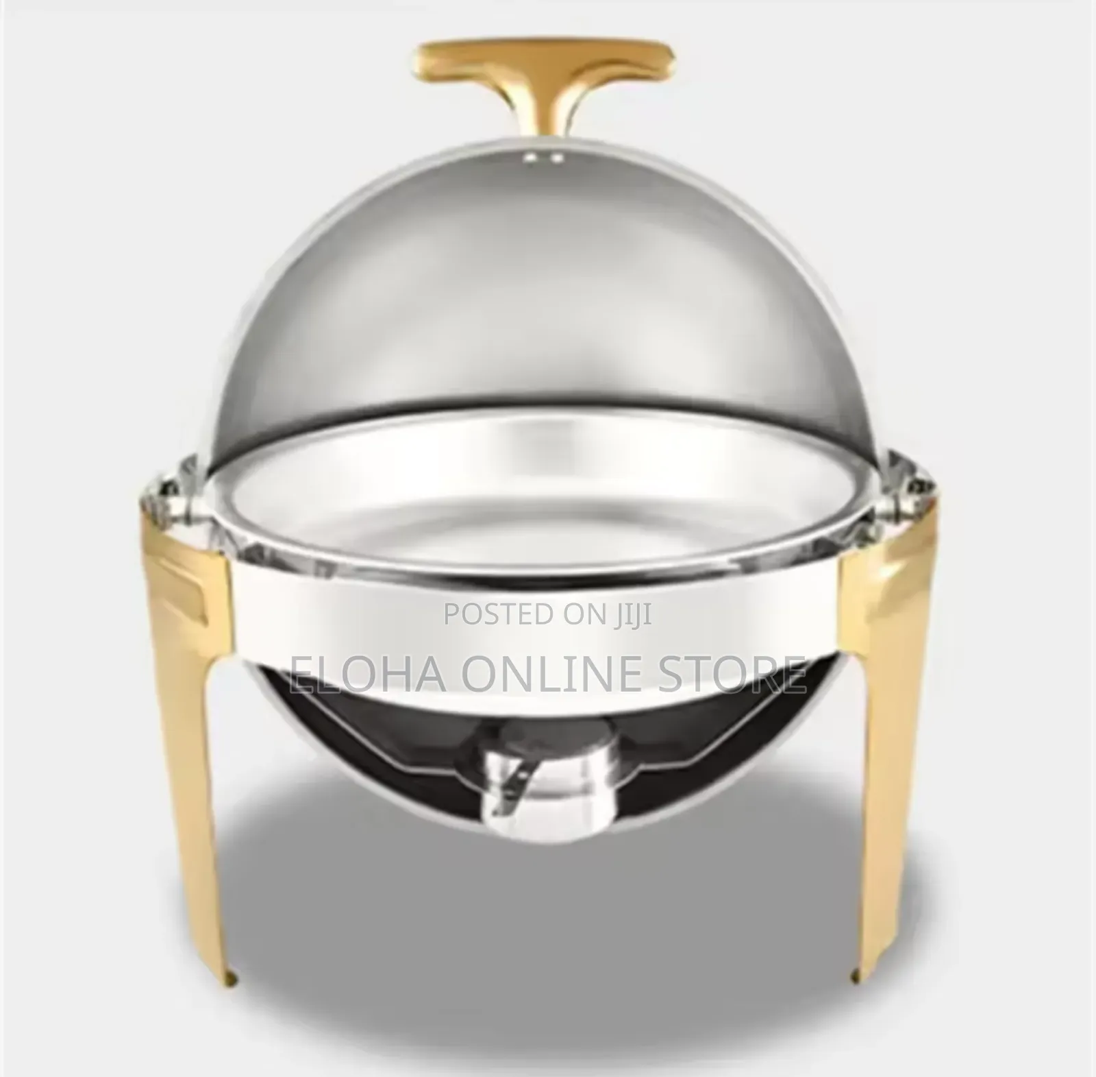 Round Stainless Steel Food Warmer Chaffing Dish