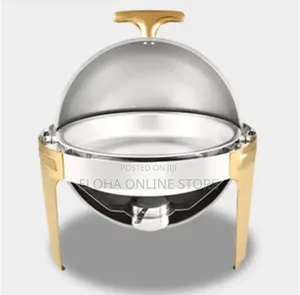 Round Stainless Steel Food Warmer Chaffing Dish