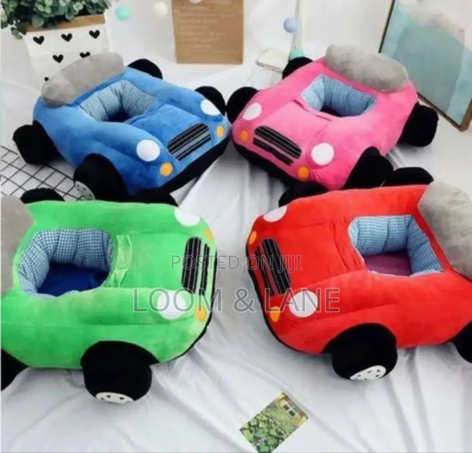 New Car Cartoon Baby Seat Pillow Sofa