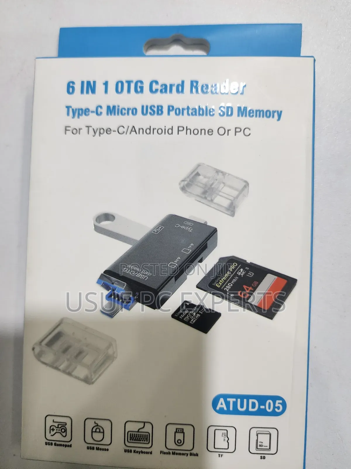 6 in 1 Otg Card Reader