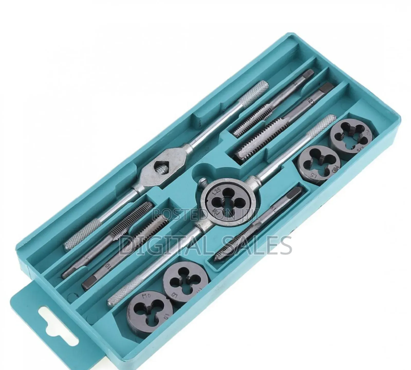16 PCS Tap Die Set Metric Screw Thread Tap Wrench Hand