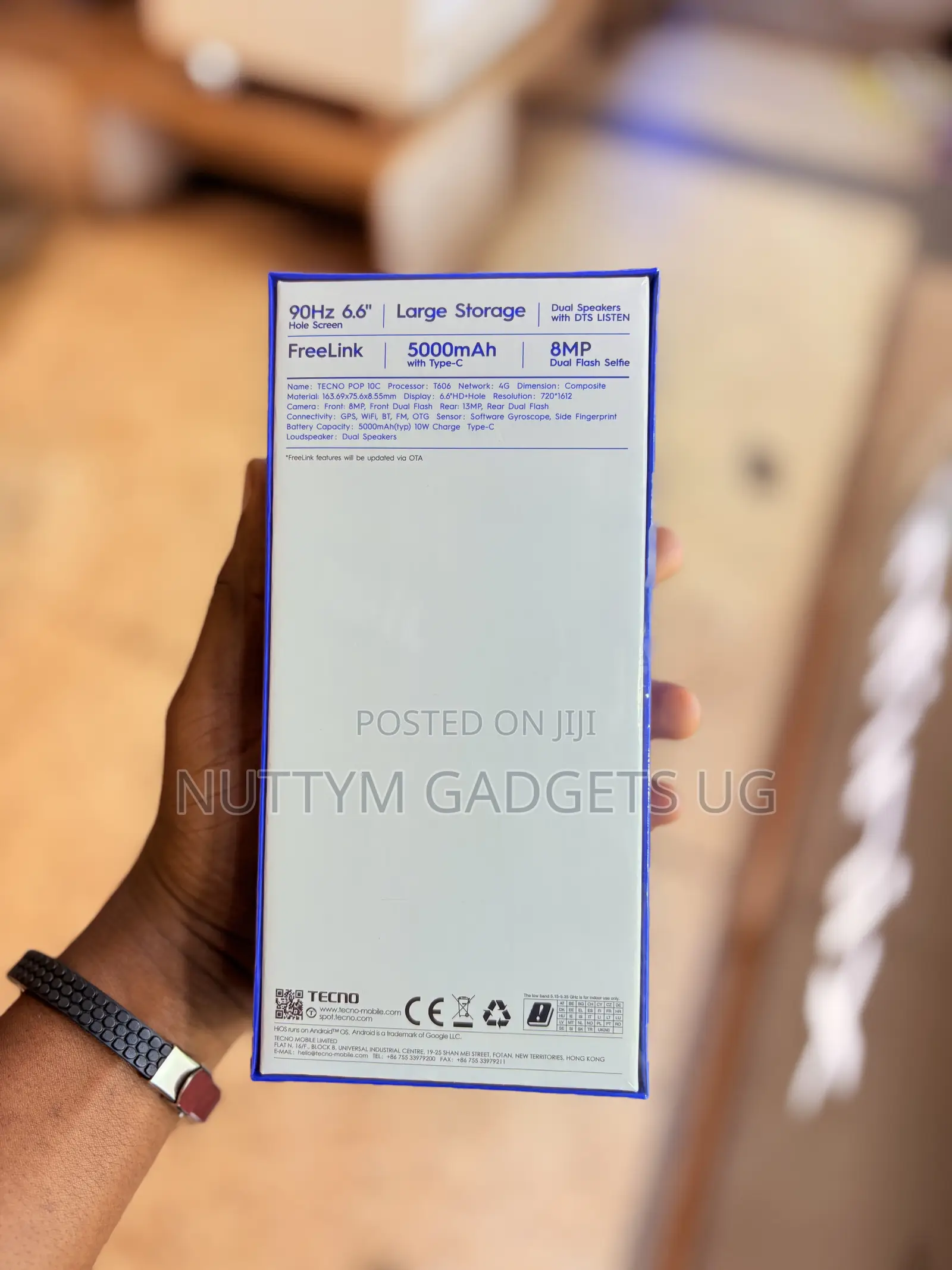 New Tecno Pop 10 64 GB Black