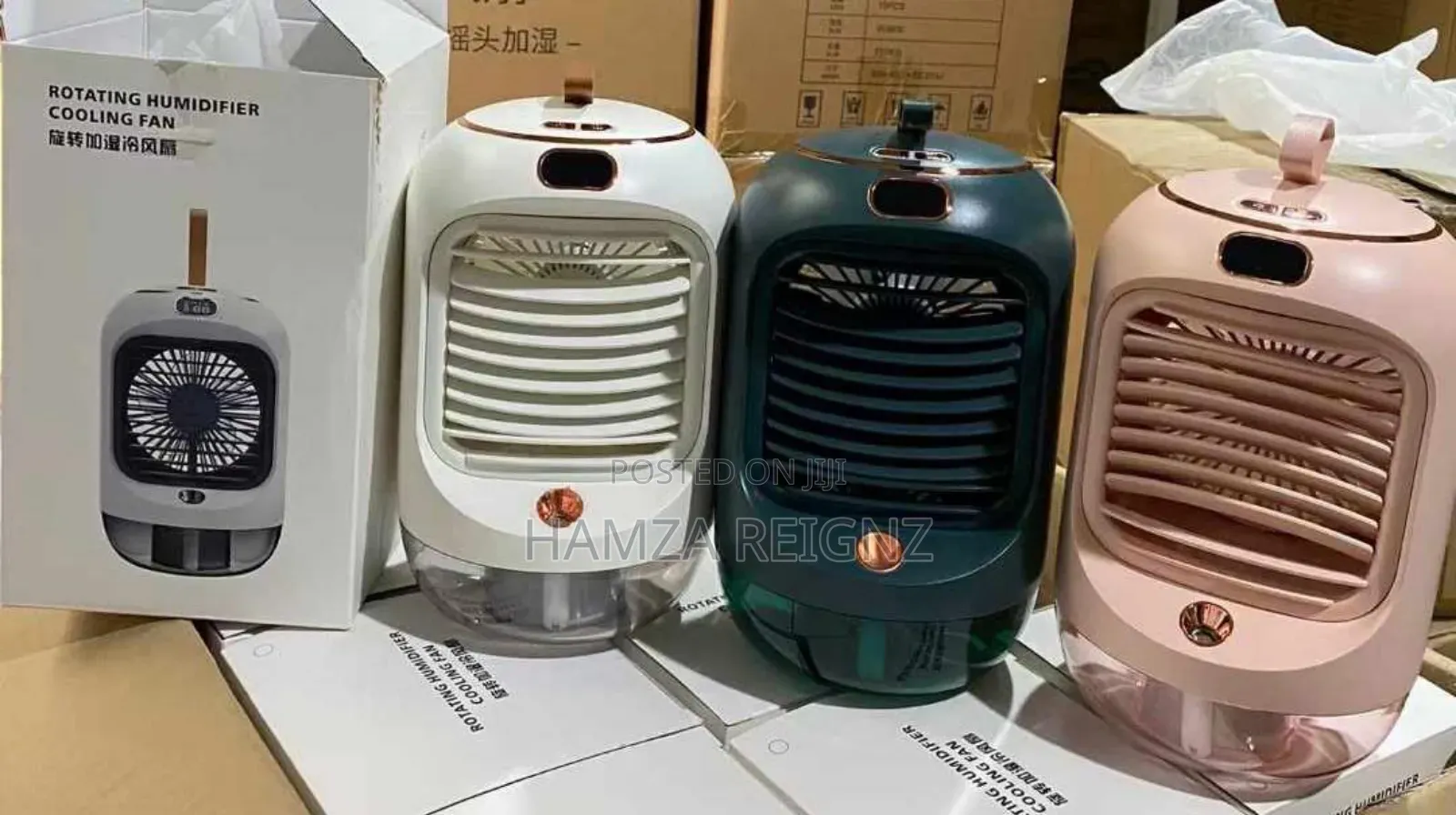 Ratating Humidifier, Cooling Fan