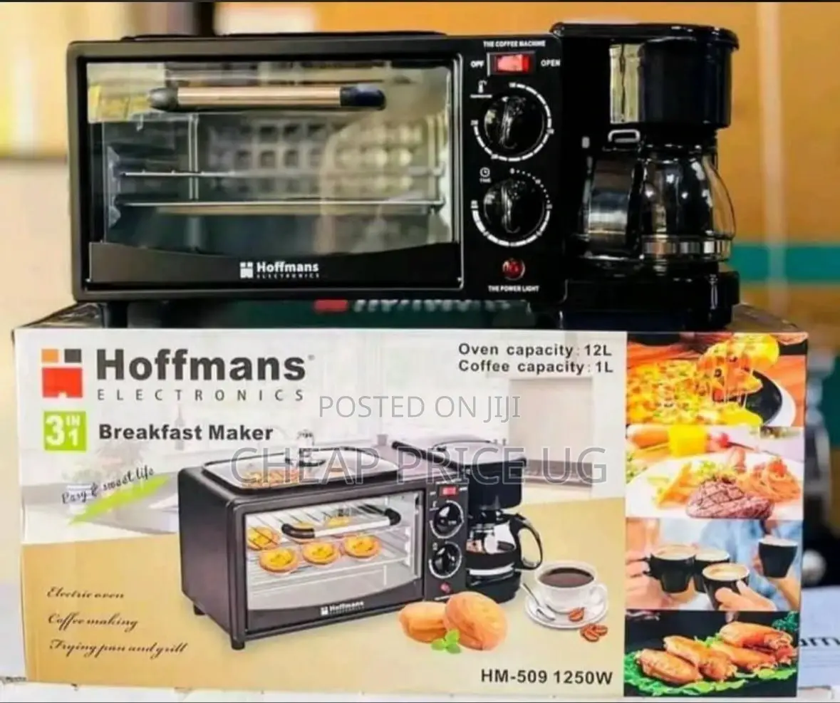 Hoffmans 3n1 Breakfast Maker Hm-509 1250w