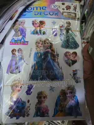Princess Kids Home Decoration Stickers