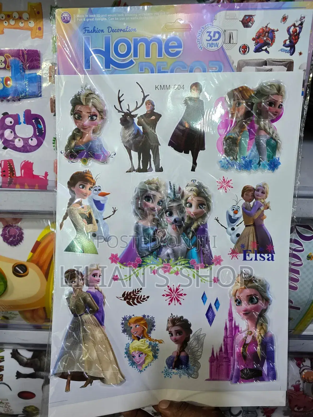 Princess Kids Home Decoration Stickers