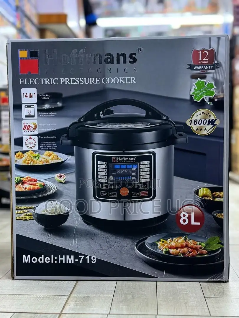 Hoffman Electric Pressure Cooker 14n1 8l 1600w