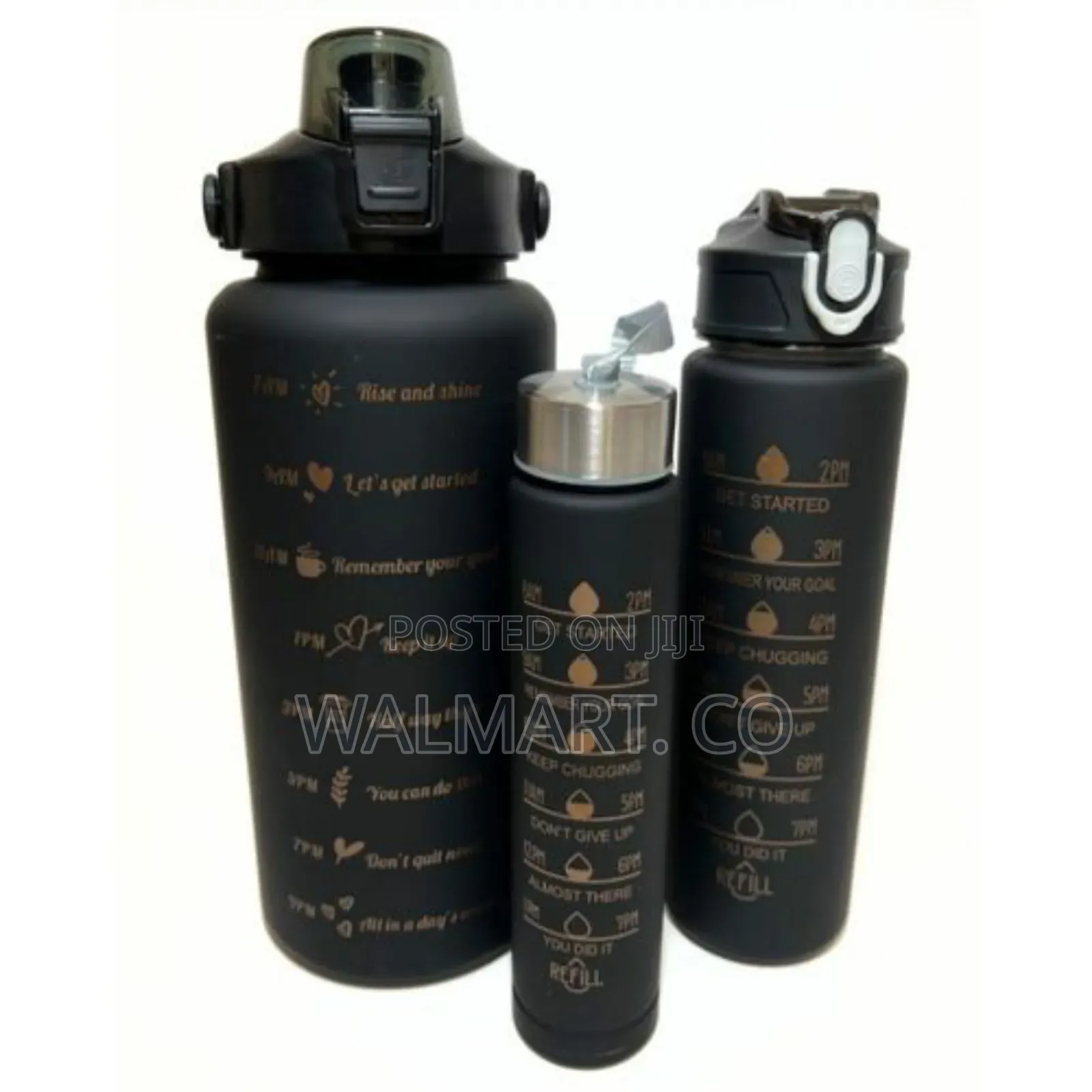 3 PCS Sports Motivational Sports Bottles