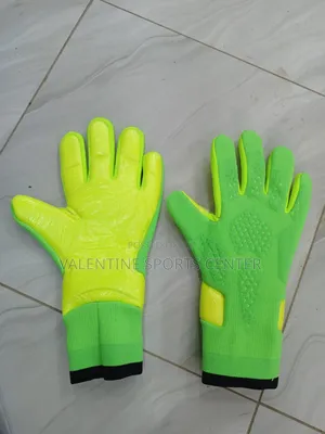 Lemon Green Goal Keeper Gloves Adidas