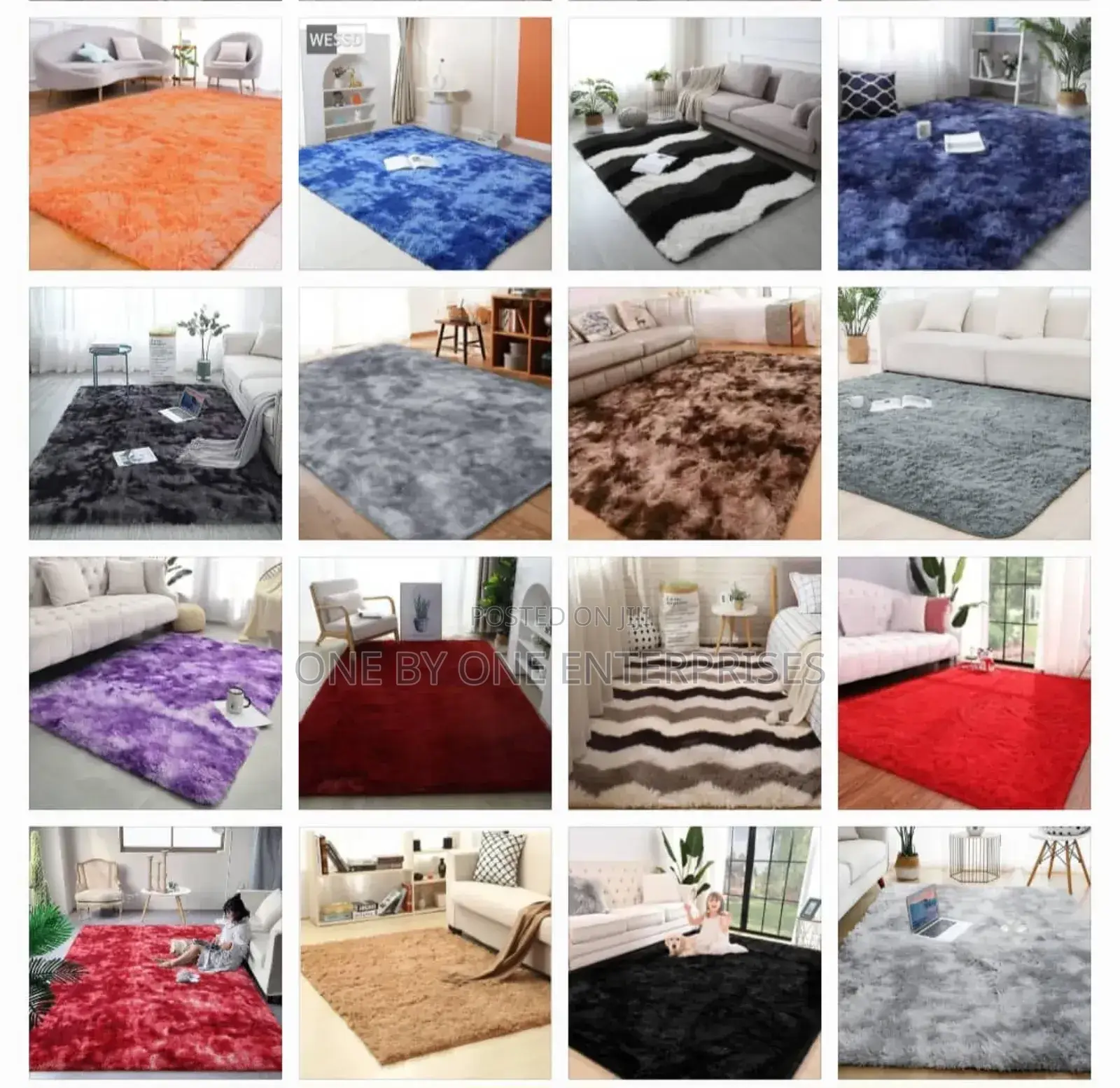 Medium Fluffy Centre Carpets