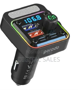 Porodo Fm Transmitter And 35w Fast Charging Car Charger 3.4