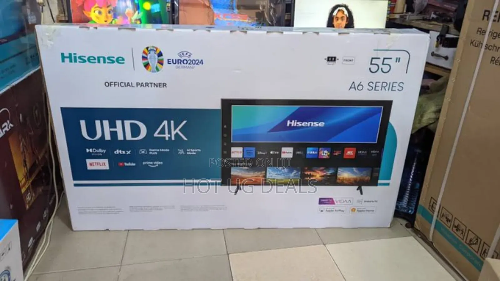Hisense 55 Inch Smart Tv Bluetooth,Netflix Youtube