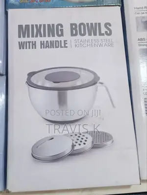 Stainless Steel Kitchen Mixing Bowl With Handle
