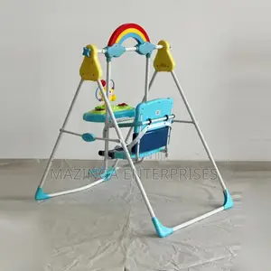 In/Outdoor Baby Swing Set Metal Toddler Swing for Play Yard