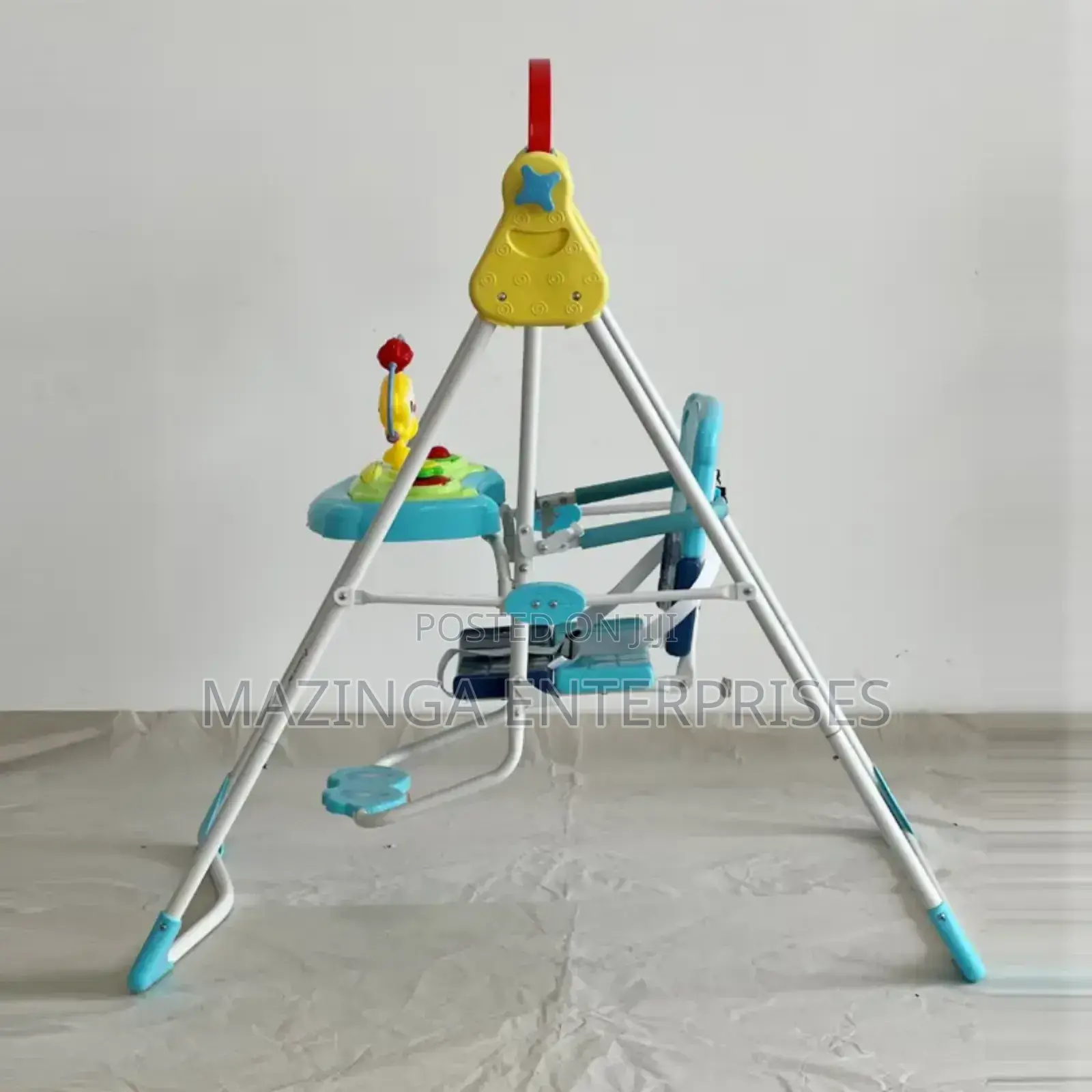 In/Outdoor Baby Swing Set Metal Toddler Swing for Play Yard