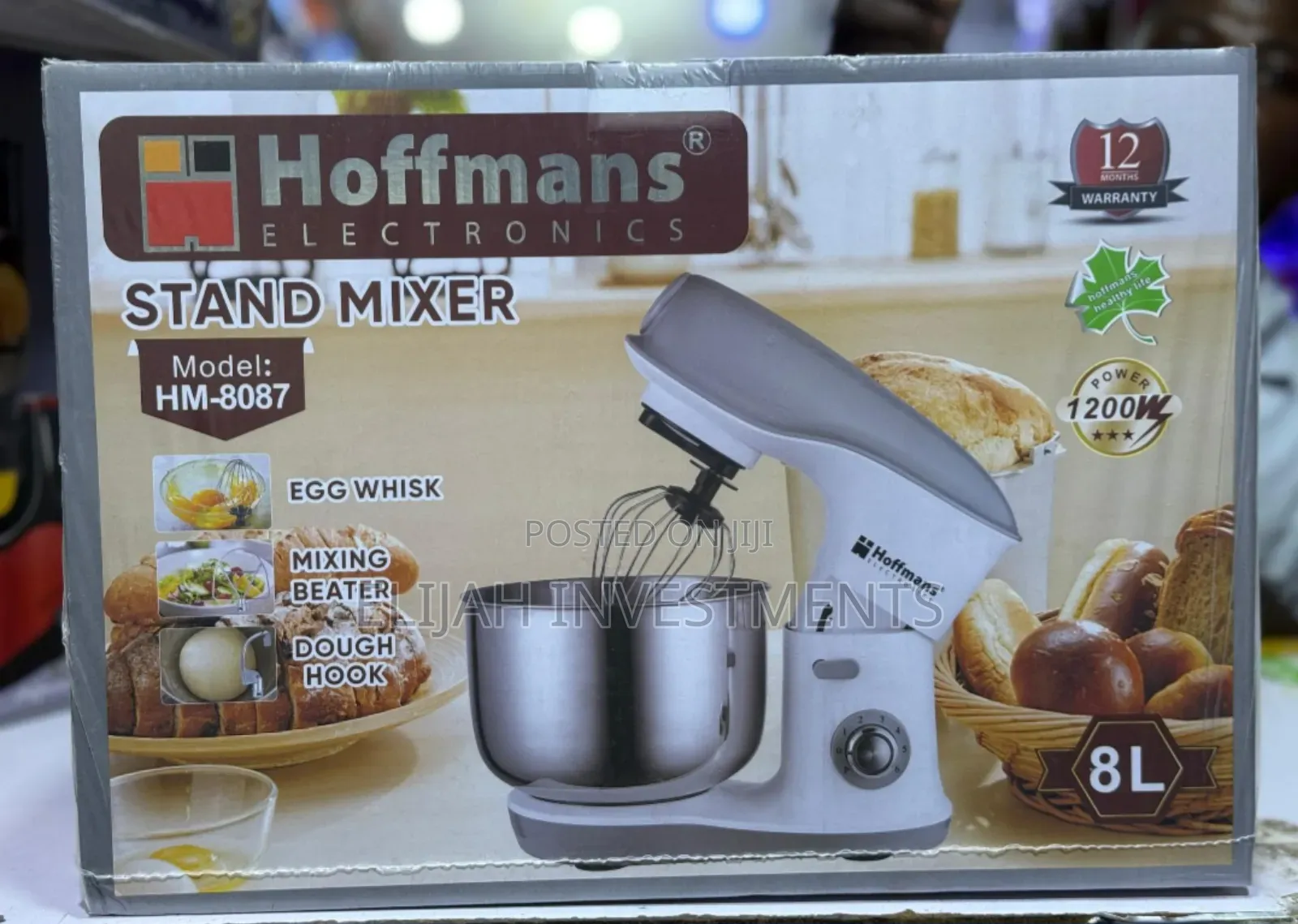 Hoffmans Stand Mixer 8l