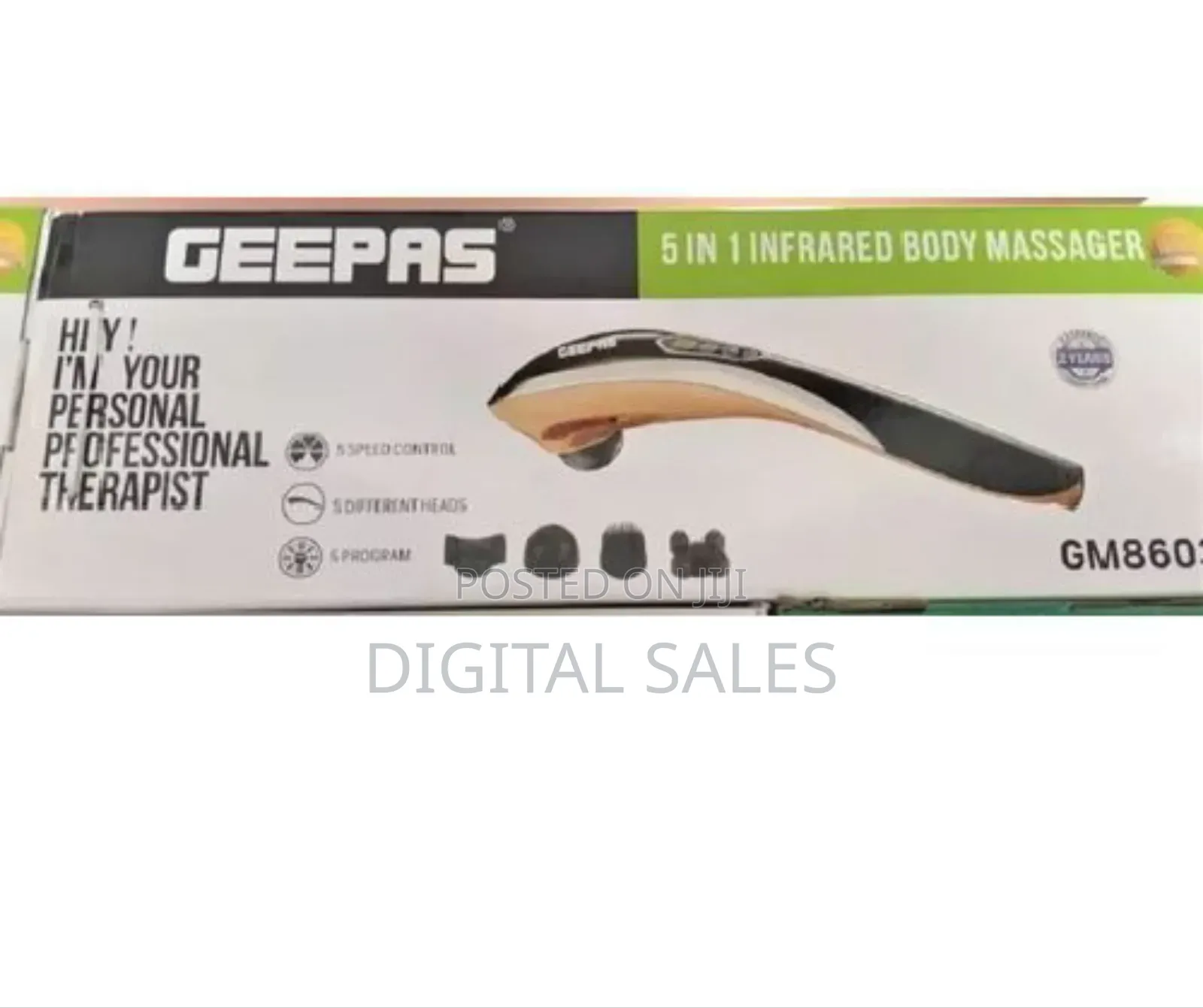 Geepas 5 In 1 Infrared Body Massager