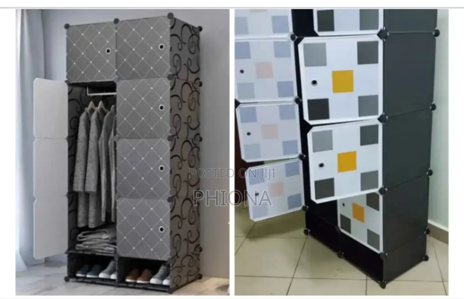 Two Column Plastic Word Robe