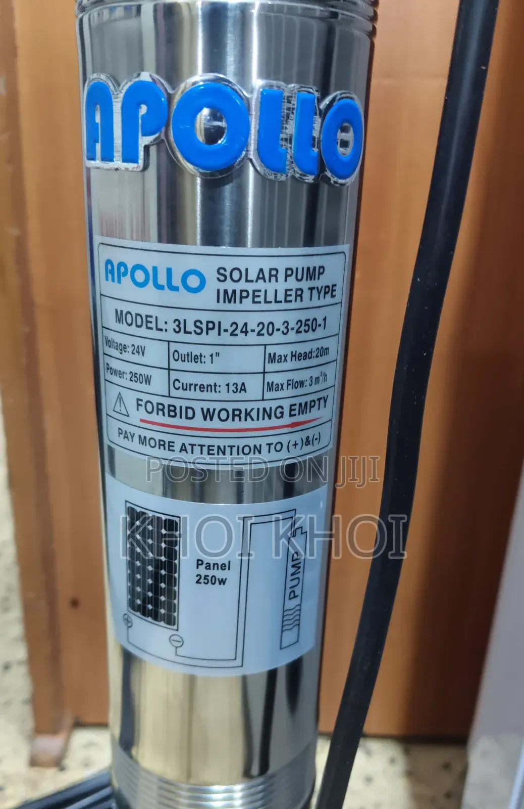 Solar Water Pump 20metres 24v