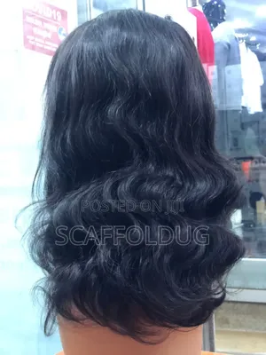 Human Hair Ear to Ear Wig 16"