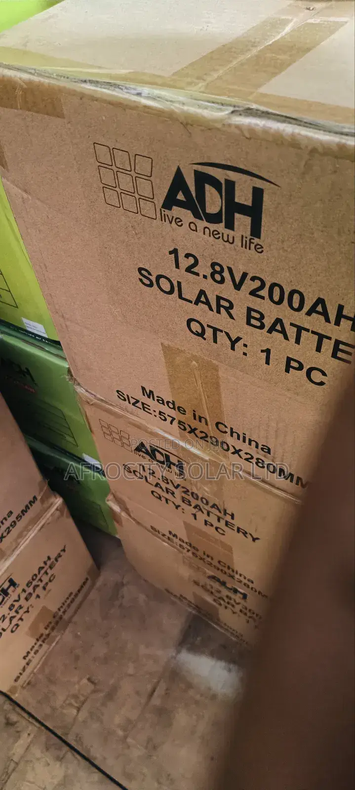 Solar Lithium Batteries #Adh Brand