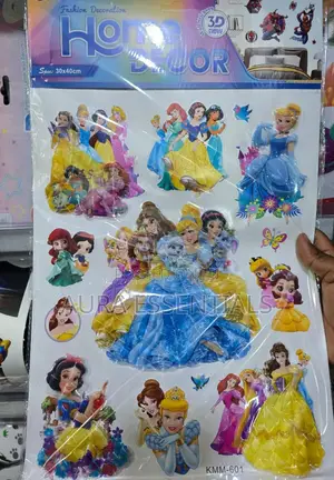 Princess Kids Home Decoration Stickers