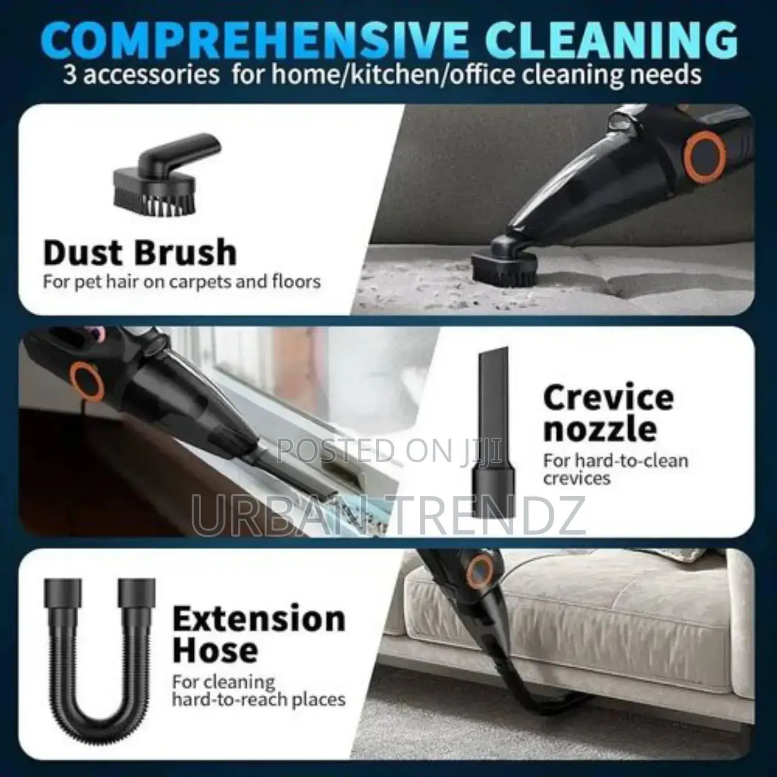 Car Vacuum Cleaner, Handheld Vacuum High Power 8000pa