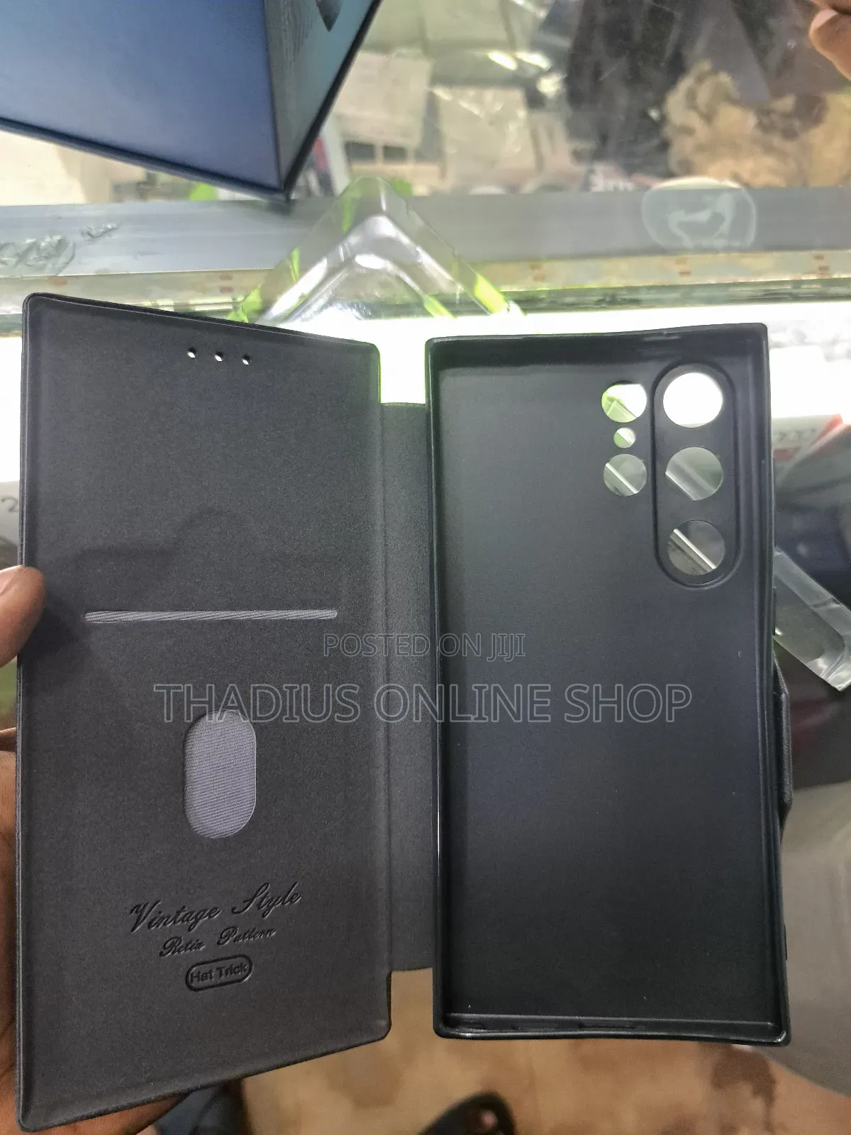 Samsung S23 Ultra and S24 Ultra Strong Leather Flip Cases