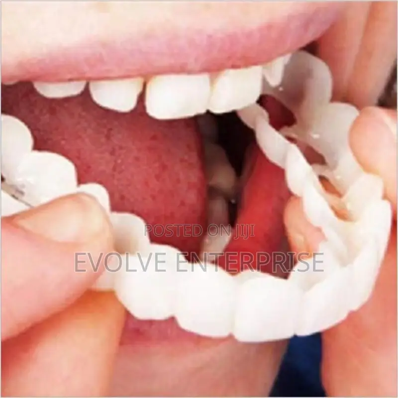 Denture Cover Veneer Snap-on Teeth Kit Fake Temporary Tooth