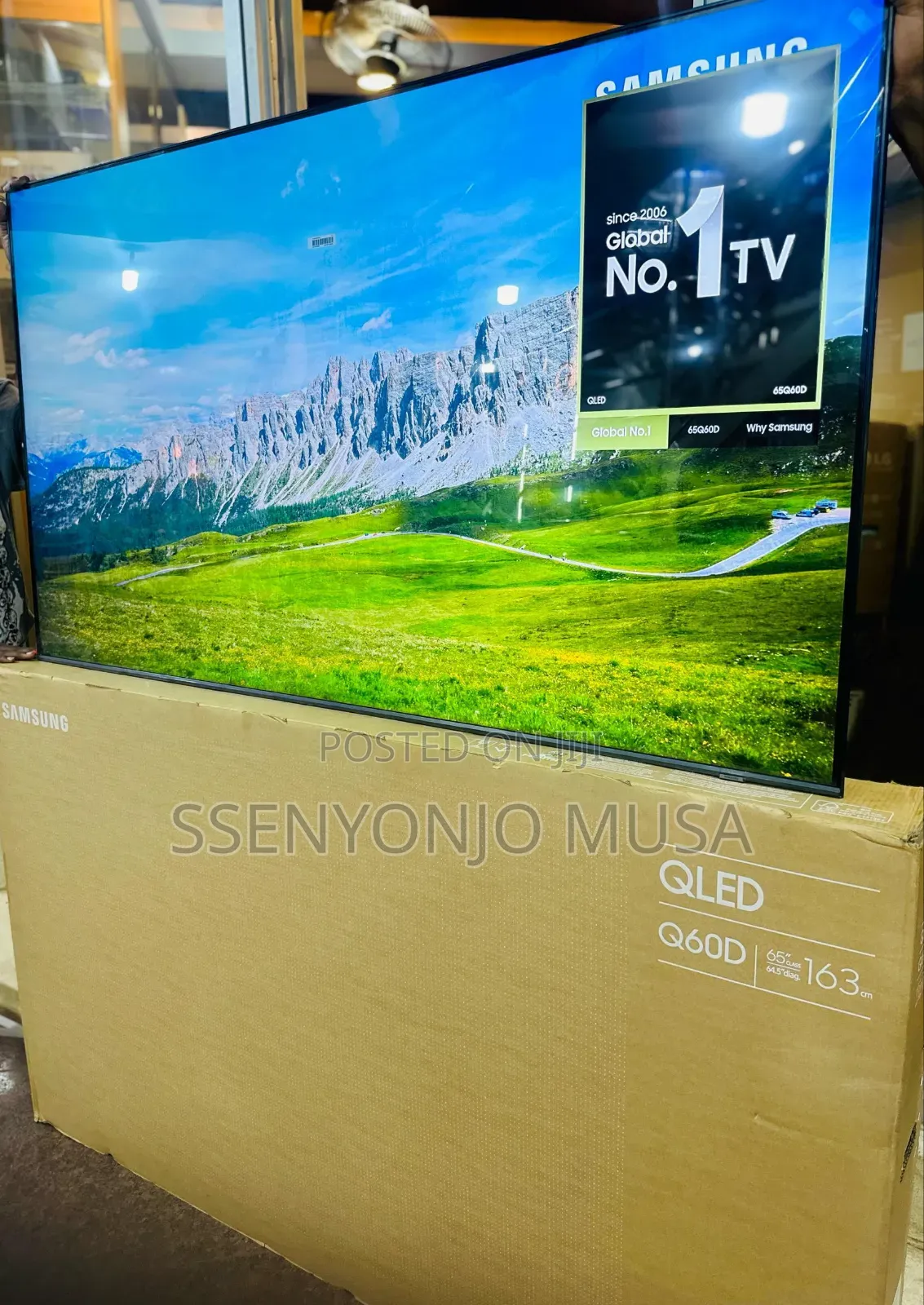 Samsung 65" Q60d Qled Smart Tv -Quantum Dot, Upscaling