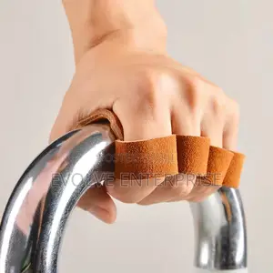Leather Weight Lifting Training Gloves Palm Protection