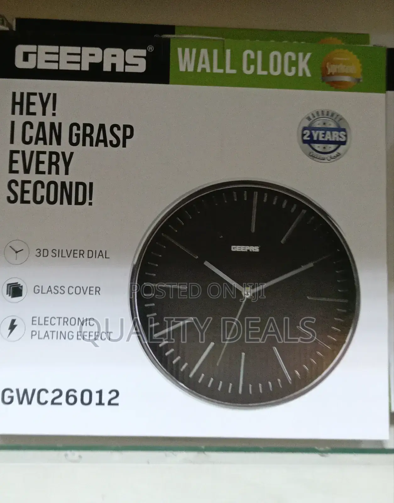 Geepas Gwc26012 Wall Clock