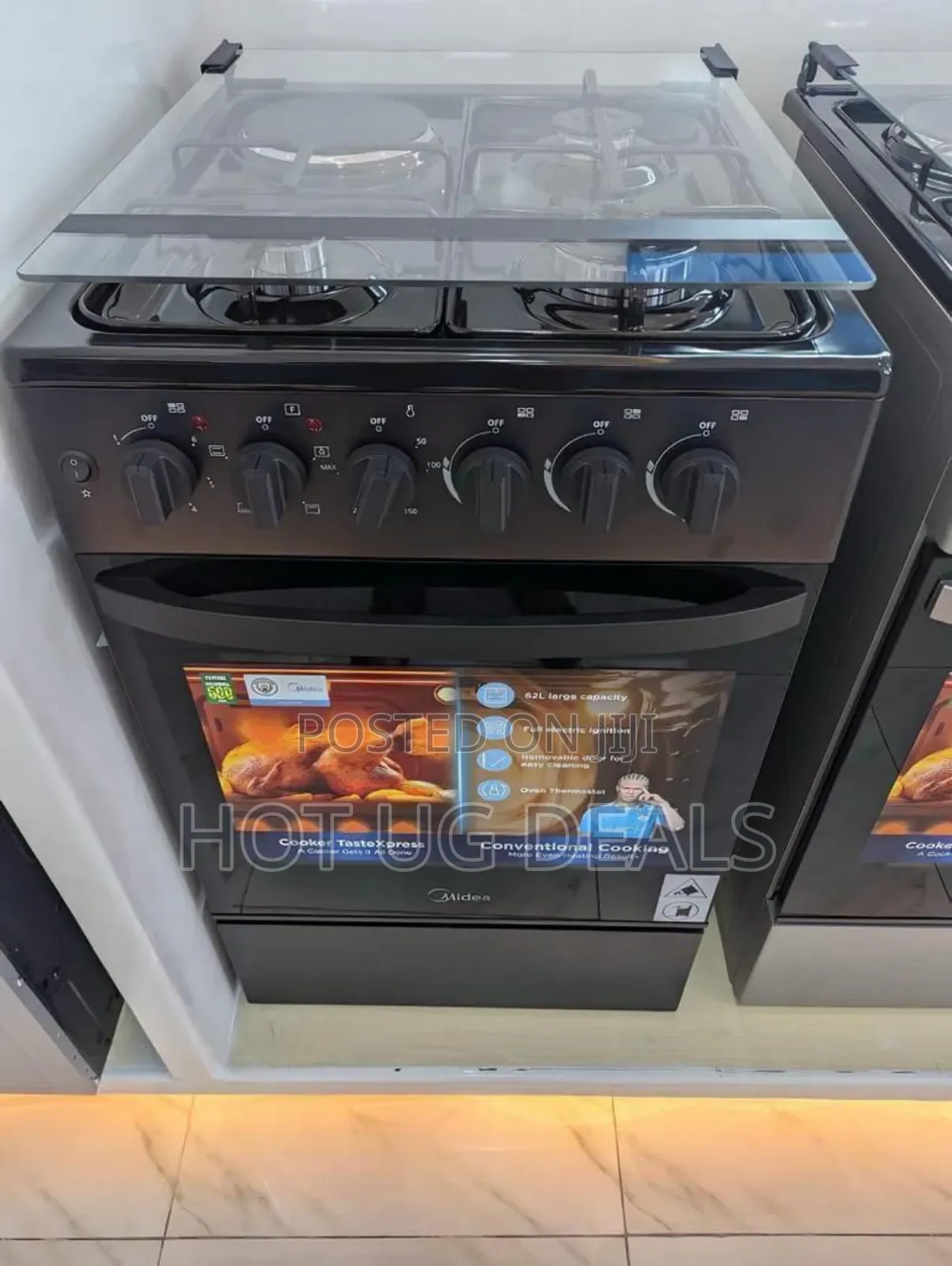 Midea 50x60cm 3+1 Electric Hot Plate Electric Cooker - Black